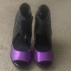 Stylish Black and Purple Women's Shoes